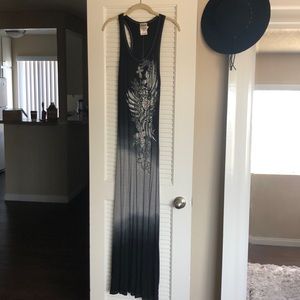 Long black dress
